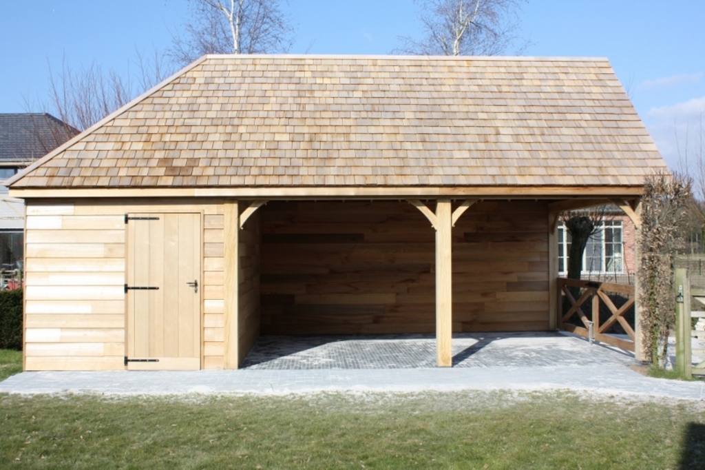 Carport Luxus Hardhout