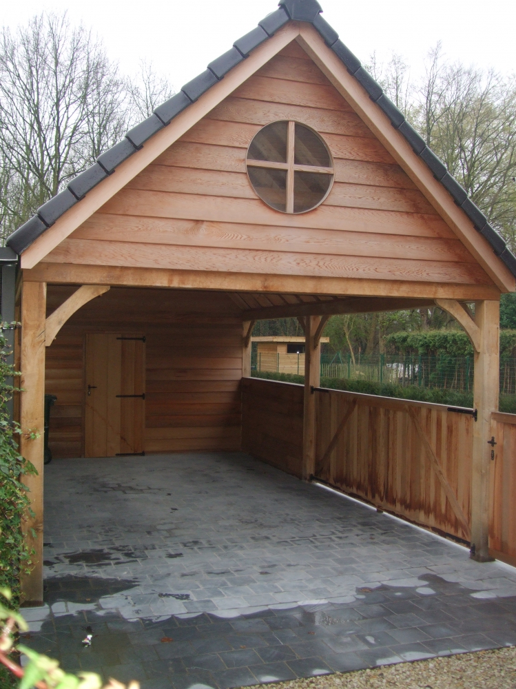 Carport Luxus Hardhout