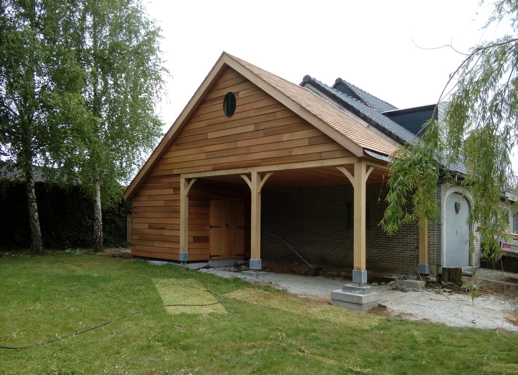 Carport Luxus Hardhout