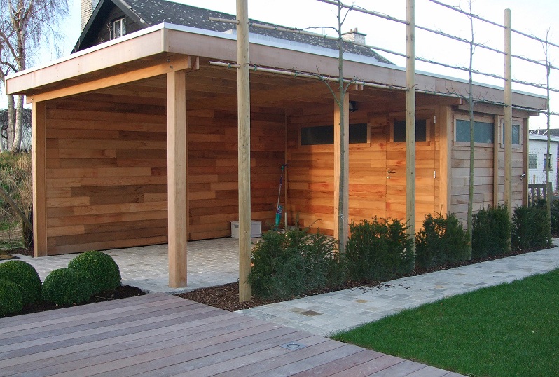 Carport Luxus En Bois Exotique