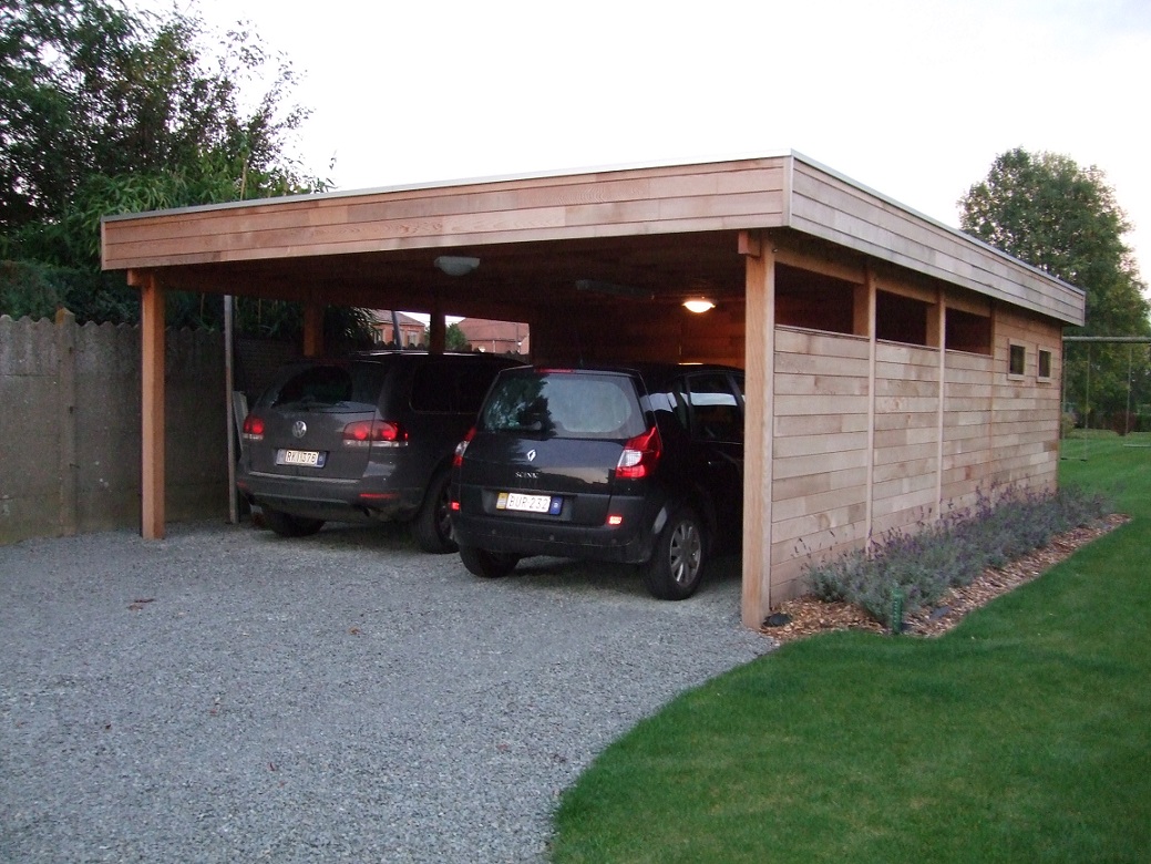 Carport Luxus En Bois Exotique